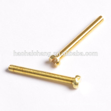 ShenZhen hardware metal brass transverse groove furniture screw